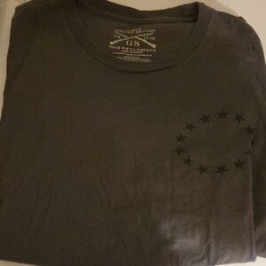 Grunt Style Charcoal Gray Star Tee